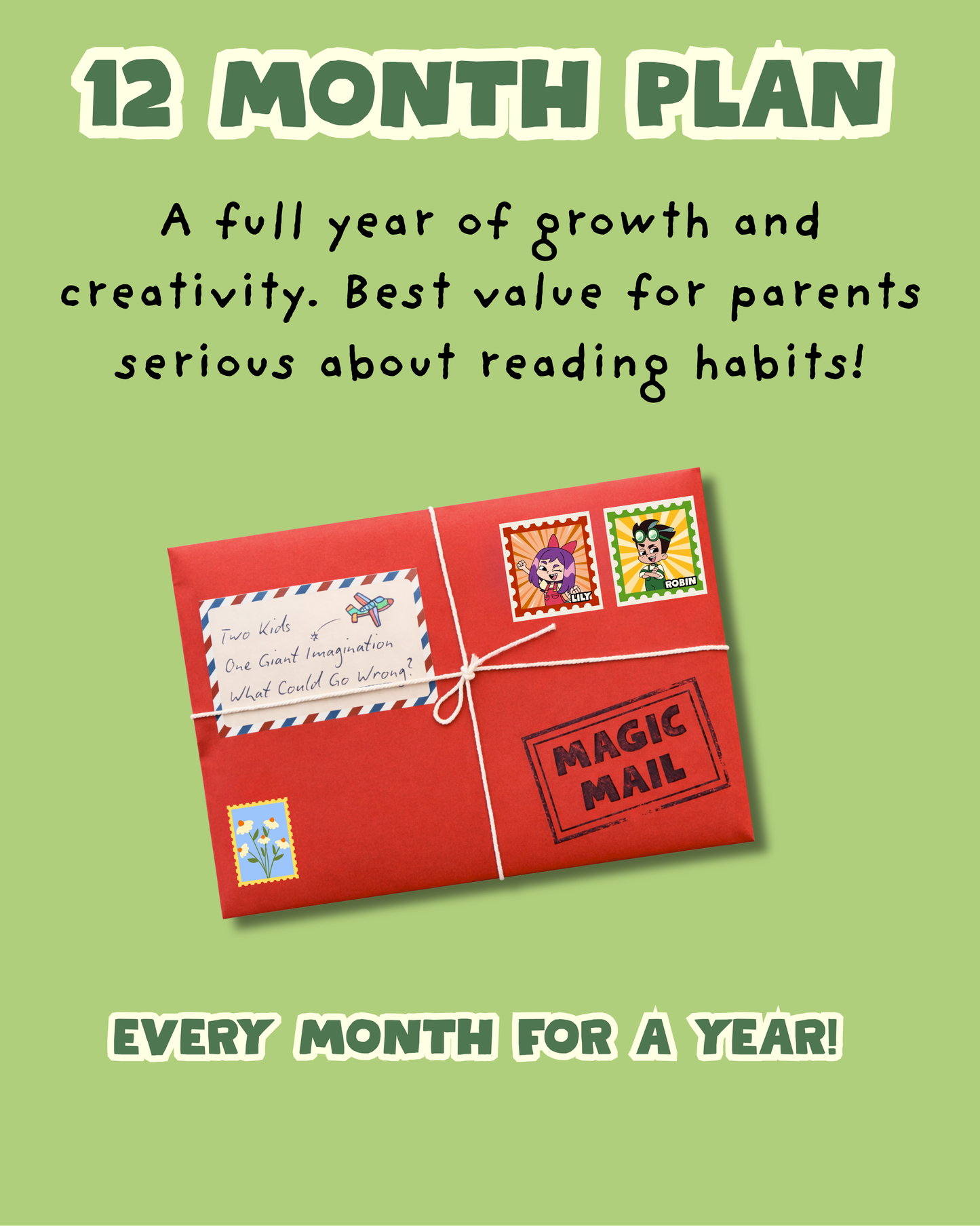 Monthly Magic Mail For Kids (Ages 4-9)