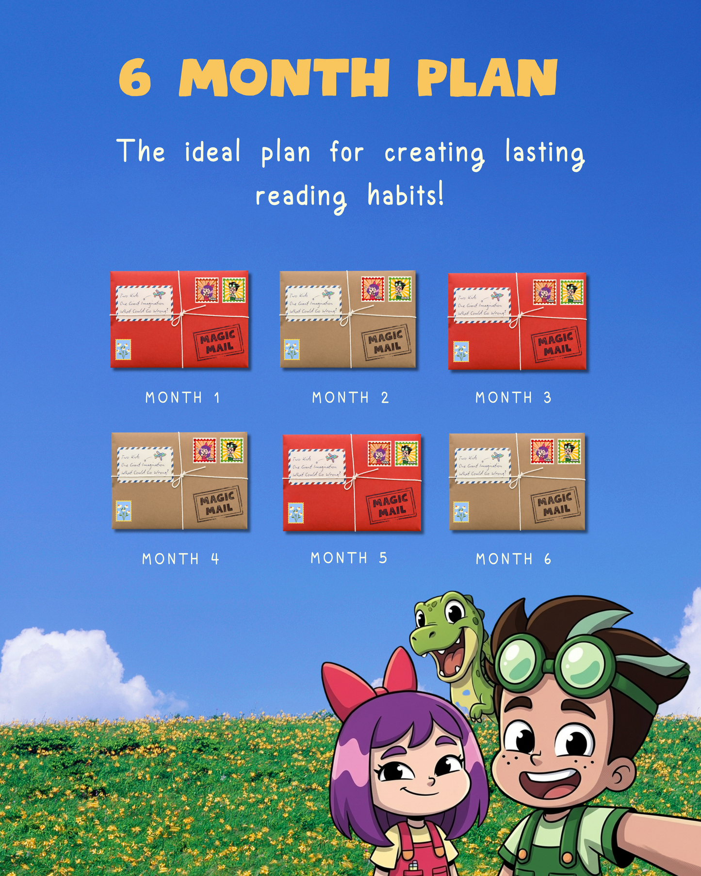 Monthly Magic Mail For Kids (Ages 4-9)