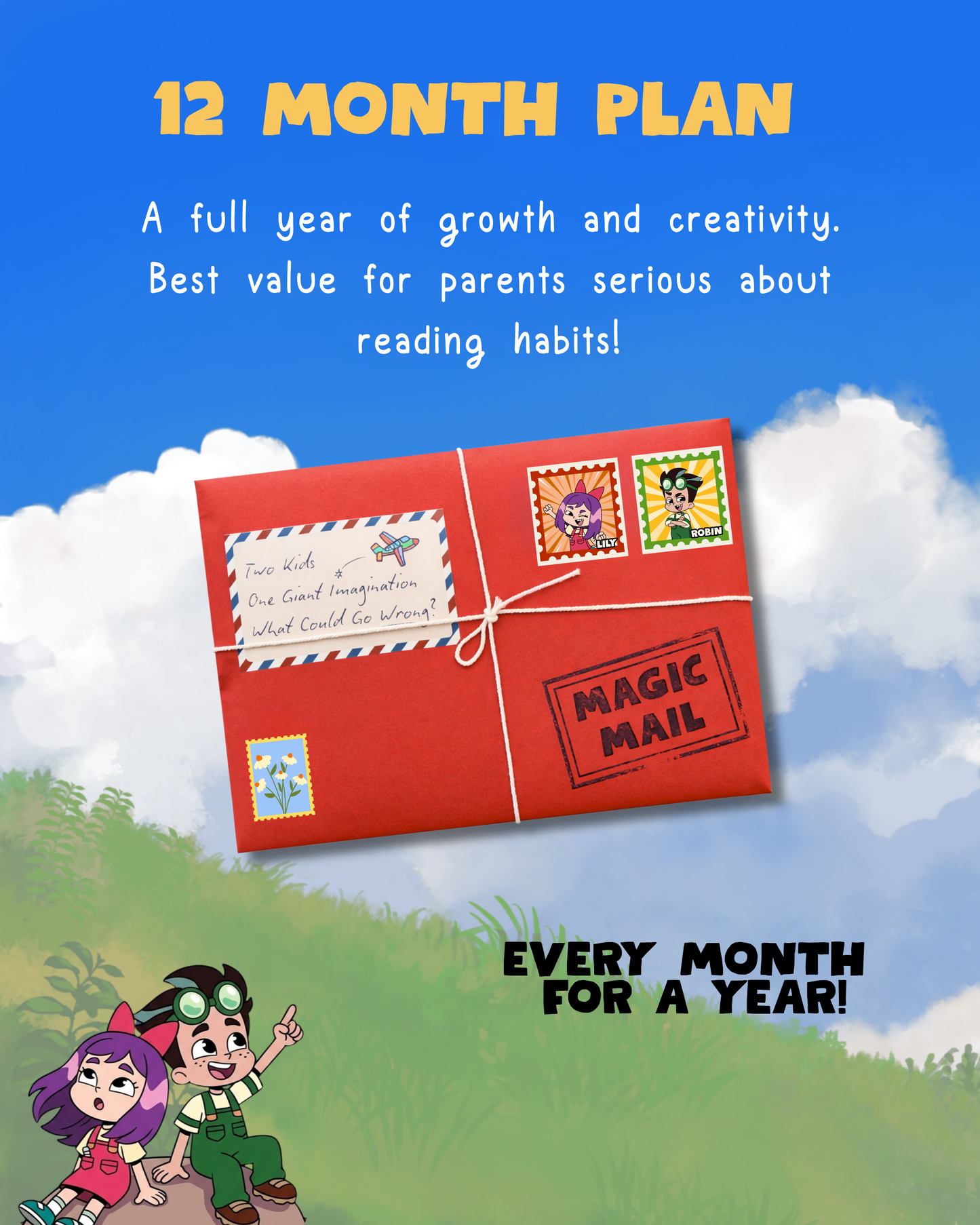 Monthly Magic Mail For Kids (Ages 4-9)