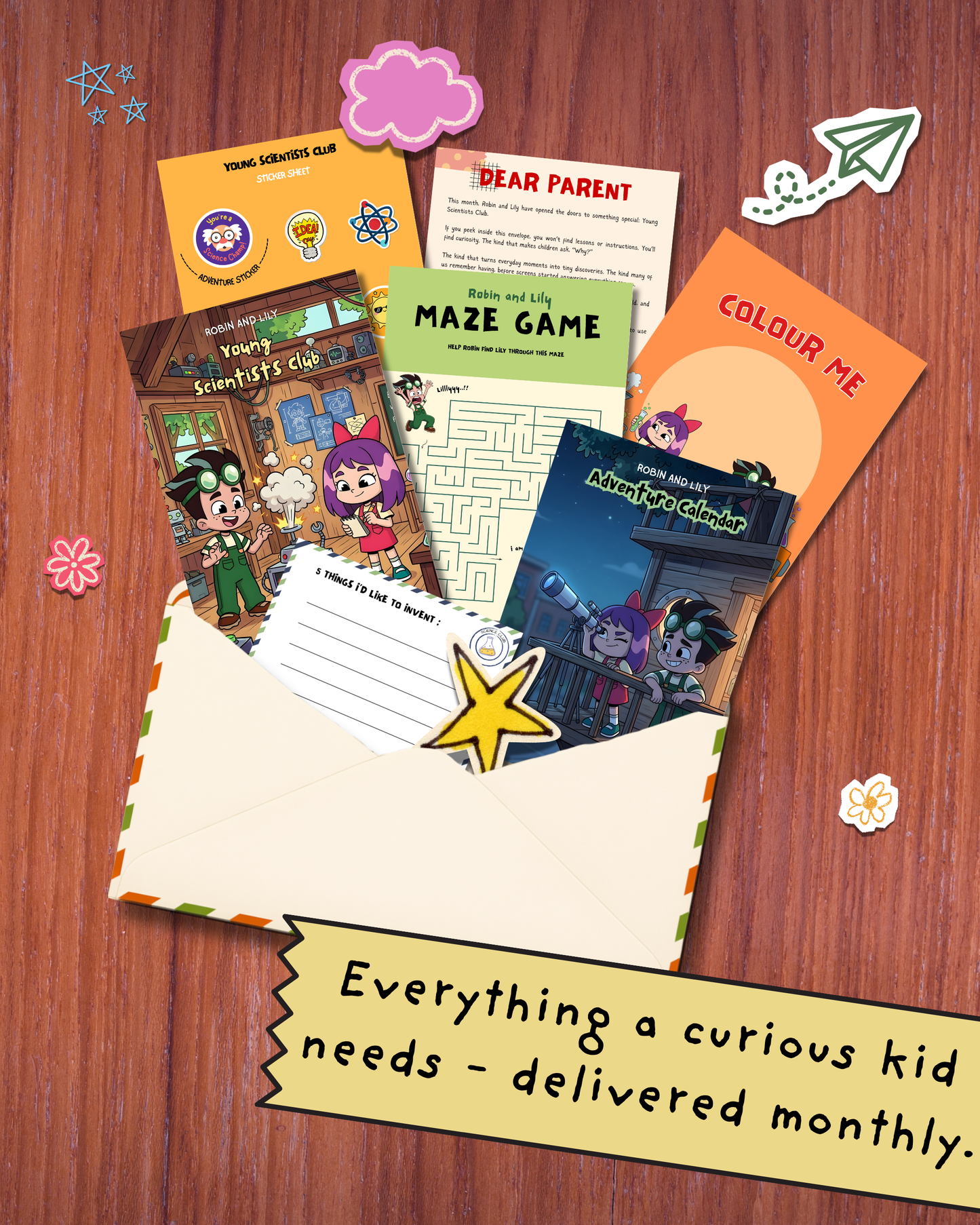 Monthly Magic Mail For Kids (Ages 4-9)
