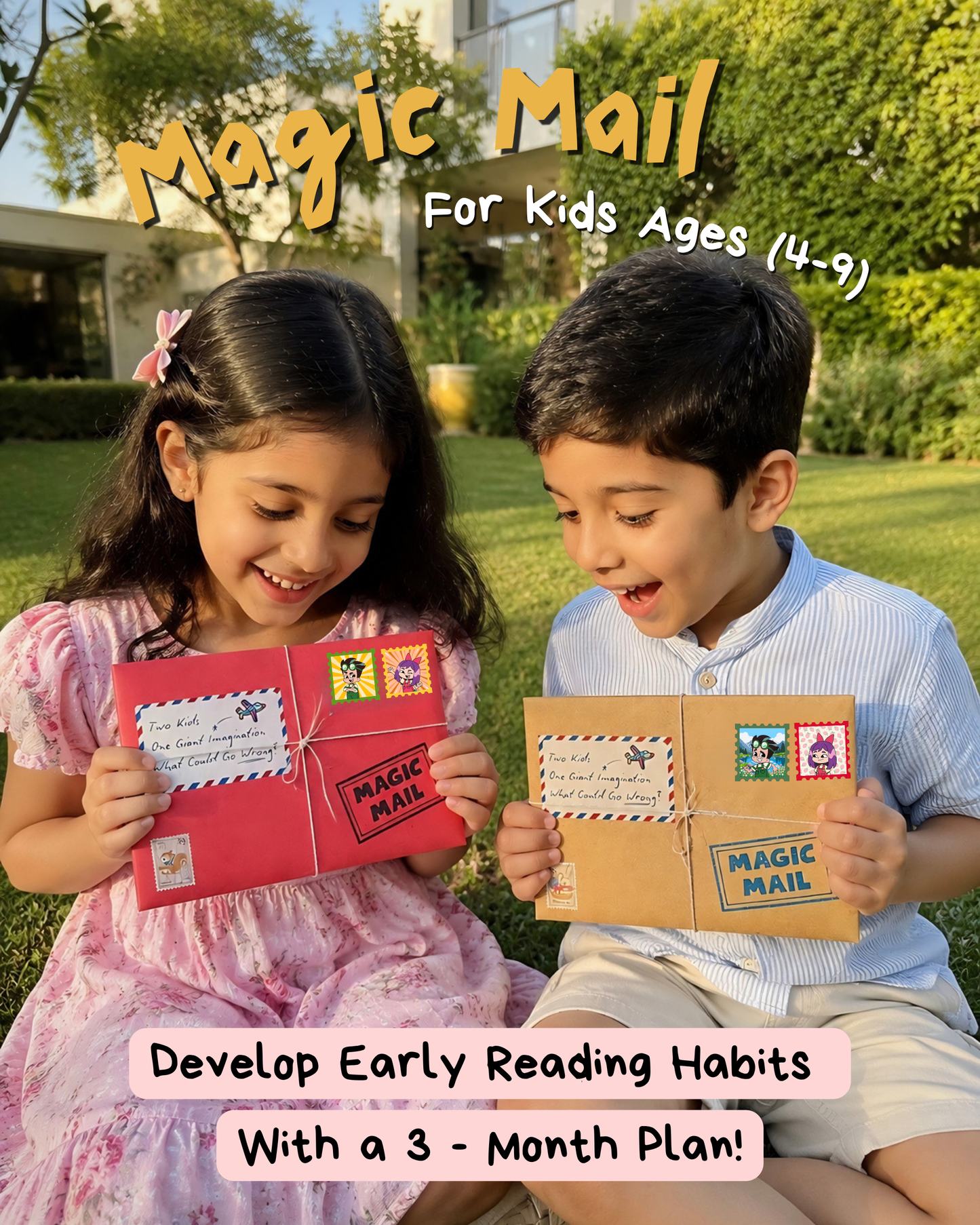 Monthly Magic Mail For Kids (Ages 4-9)