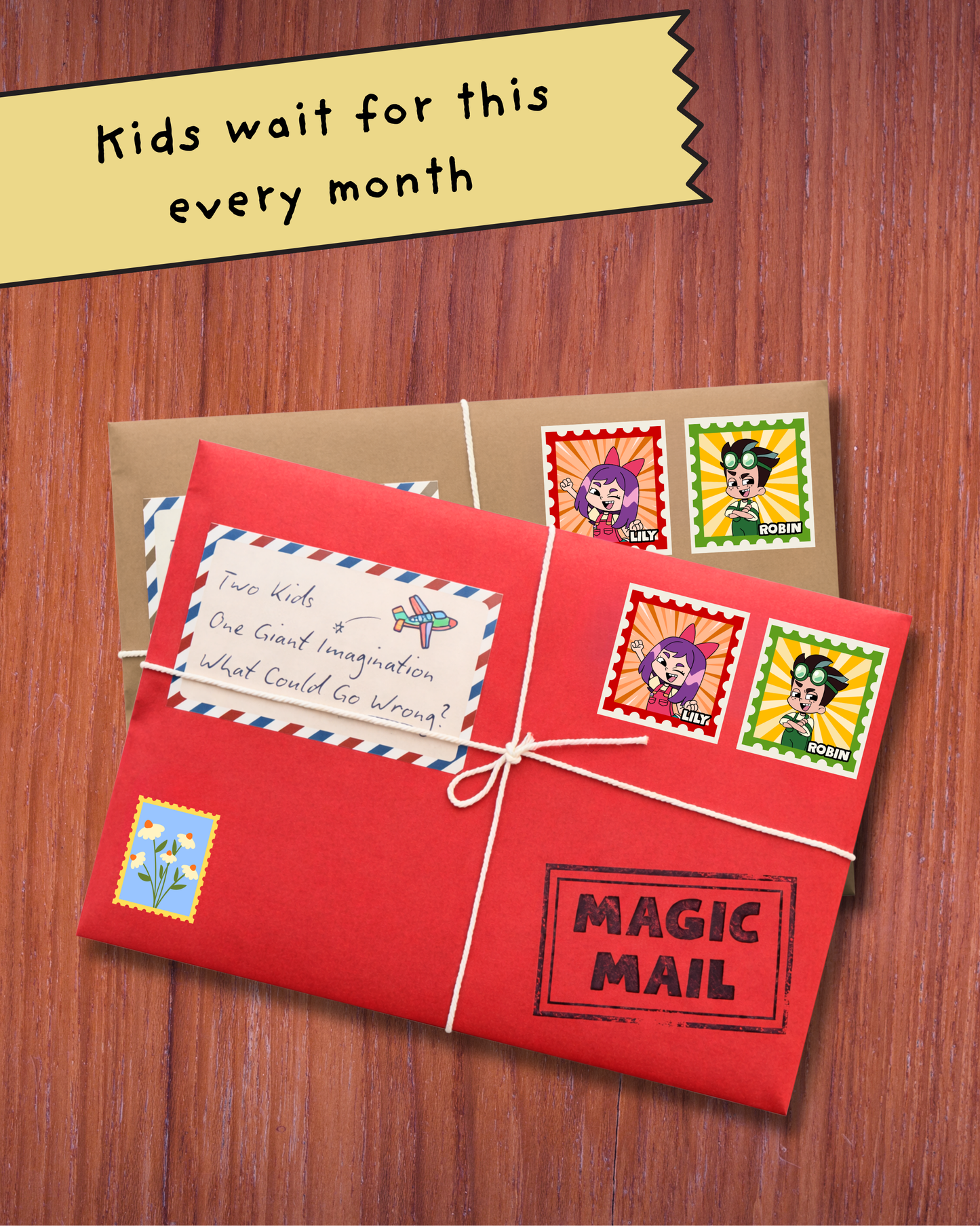 Monthly Magic Mail For Kids (Ages 4-9)