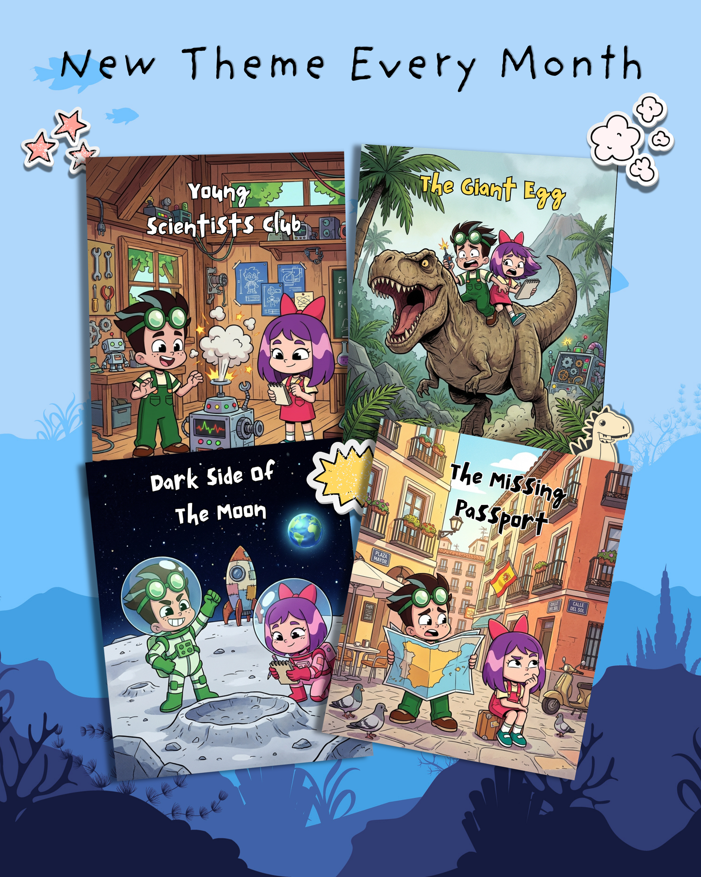 Monthly Magic Mail For Kids (Ages 4-9)